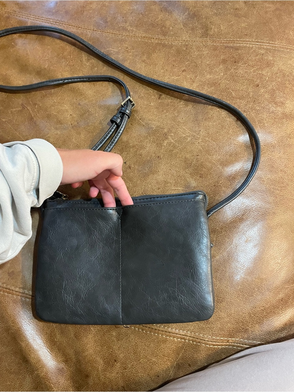 Joy Susan Black Crossbody Bag